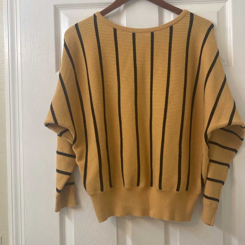 Philosophy republic clothing mustard and stripped color in large size super soft